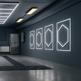 Panou Iluminat LED Honeycomb cu Hexagoane 1050x1200 mm &ndash; Alessandro Design