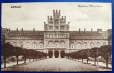 Bucovina - 1930 - Cernauti - Resedinta Mitropolitana - printata, circulata, 1 timbru intact, 2 stampile lizibile, circulata la Cluj