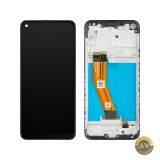 Display cu Touchscreen MP compatibil cu Samsung Galaxy A11 A115 / M11 M115 cu Rama Negru