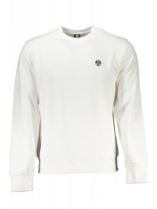 Bluza barbati, cu mini logo brodat, Regular fit, alb (Marime: L) foto