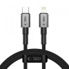 Cablu Date si Incarcare USB-C - Lightning Tech-Protect Ultraboost DNA, 27W, 1m, Gri, Apple
