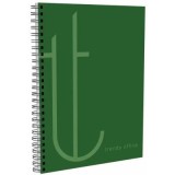 Caiet cu spira, Trendy Green, A5, matematica, 80 file