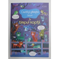 CAUTA SI GASESTE , JOCURI , IN TIMPUL NOPTII , ilustratii de GARETH LUCAS , text de KIRSTEEN ROBSON , 2022