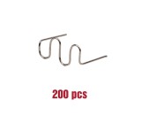 Set 200 capse S pentru aparat de lipit plastic, 0.6 mm, Raider 076217