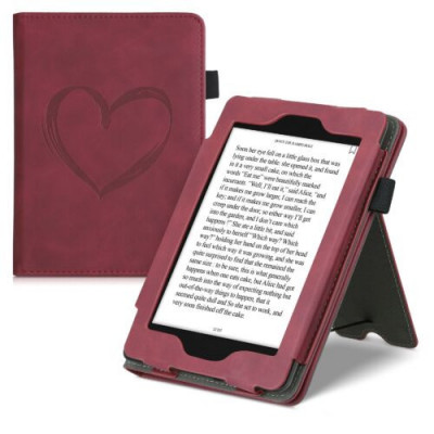 Husa pentru Kindle Paperwhite 10, Piele ecologica, Rosu, Kwmobile, 50222.04 foto