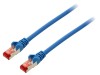 Patch cord S/FTP Cat6 albastru 2m, Goobay