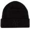 Capace New Era New York Yankees Cuff Hat 12122729 negru