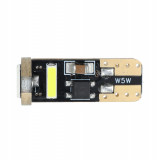 CANBUS bec W5W T10 7020 3 SMD alb iluminat interior