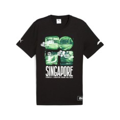 Formula 1 tricou de bărbați Singapore GP black 2025 - L