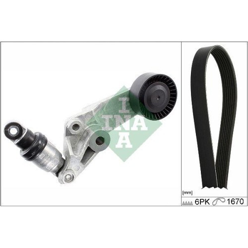 Set curea transmisie Toyota Corolla E12) 01.01-04.08, Corolla Estate ( E12) 03.01-12.08, Corolla Sedan ( E12) 08.00-12.08, Corolla Verso ( E12) 07.01