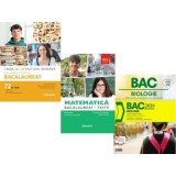 Pachet Bacalaureat 2026. Limba si literatura romana 72 teste complete, Teste Matematica M2 Profil Stiinte ale naturii si Bacalaureat 2026 Biologie. No