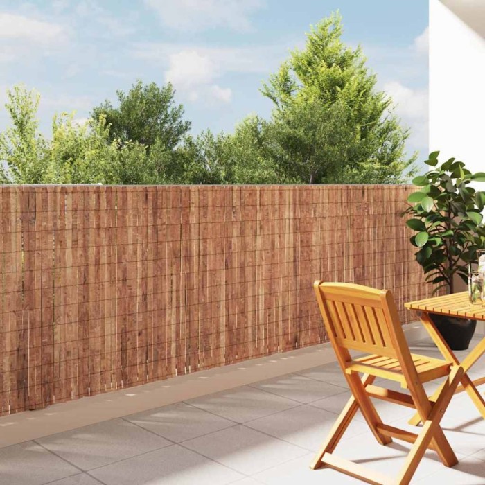 vidaXL Gard din scoarță de copac Maro 400 x 125cm Cortex
