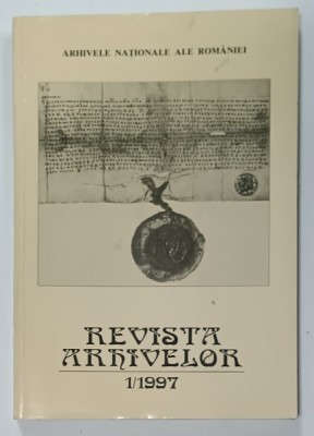 REVISTA ARHIVELOR , NR. 1 , 1997 foto