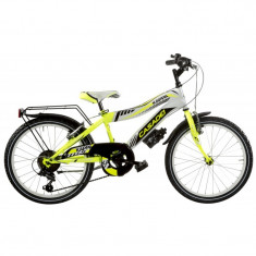 Bicicleta Mountain Bike 20 inch 6 viteze echipata foto