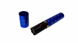 Cumpara ieftin Electrosoc Ruj Autoaparare 3800kv Albastru cu Lanterna LED, Reincarcabil, 110mm, Ideallstore