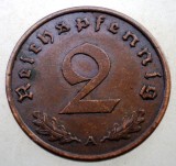 2.933 GERMANIA 2 REICHSPFENNIG 1940 A EROARE, Europa, Bronz