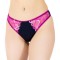 Chilot Clasic Elegant cu Dantelă și Bumbac Elastic C1514 - S - Bleumarin