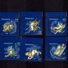 Romania 2011 Zodiac Serie completa colt de cola MNH LP 1900