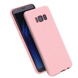 Husa Silicon Samsung Galaxy S8 Plus Rose Gold Protectie Soc, Praf, Zgarieturi