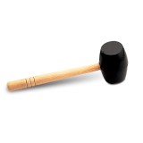 Ciocan din cauciuc negru 250g - RUBI-65904