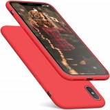 Husa silicon soft-touch compatibila cu Apple IPhone Xr, Rosu, ALC MOBILE