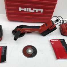 Polizor Unghiular pe Baterie Hilti AG 125-A36 Fabricatie 2017