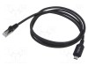 Cablu USB 3.2 USB-C la RJ45 Cat6 1m negru LOGILINK