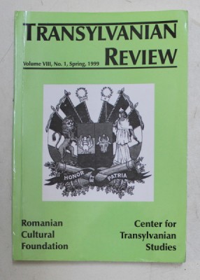 TRANSYLAVANIAN REVIEW , VOLUME VIII , SPRING , NO. 1 , 1999 , TEXT IN FRANCEZA SI ENGLEZA foto