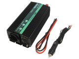 Convertor Invertor GREEN CELL DC/AC 500W 230V INV16 cu Ieșire Socluri AC 230V 85%
