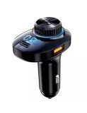 Modulator FM 12-24V Bluetooth 5.0 cu functie de incarcator auto 22W Fast Charge 3.0 si port USB C - C19
