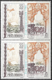 ROM&Acirc;NIA 1966 - LP 640 - ZIUA MĂRCII POȘTALE ROM&Acirc;NEȘTI - PERECHE - SERIE MNH, Nestampilat