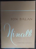 ION BALAN - NINALB (NUVELE SI POVESTIRI / EDITURA LIBERTATEA PANCIOVA / PANCEVO 1967) [DEDICATIE / AUTOGRAF PENTRU GEORGE MUNTEAN]