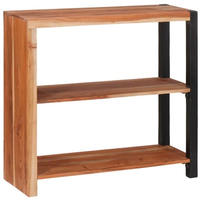 vidaXL Raft pentru cărți Maro 80 x 30 x 75 cm Lemn masiv de acacia 4104017 foto