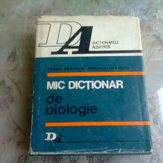 MIC DICTIONAR DE BIOLOGIE - TEOFIL CRACIUN