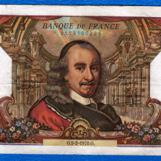 (13) BANCNOTA FRANTA - 100 FRANCS 1968 (05.02.1970), PORTRET PIERRE CORNEILLE