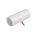 Boxa Stereo pentru telefon, conectare prin mufa Jack, cu baterii, din plastic, alb