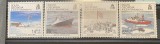 PC477 - Georgia de Sud &amp; Sandwich 1992 Aniversare expeditie 10 ani, serie MNH, 4v