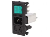 Conector Alimentare AC 6A 250V IEC 60320