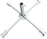 Suport metalic LEQ Dizzy pentru umbrela de gradina, 85x85x35 cm