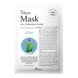 Masca cu Aloe si Acid Hialuronic, 7Days Plus, 1 bucata, Ariul