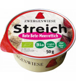 Crema tartinabila bio vegetala cu sfecla rosie si hrean, 50g Zwergenwiese