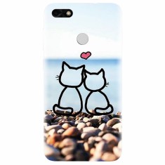 Husa silicon pentru Huawei P9 Lite, In Love Cats