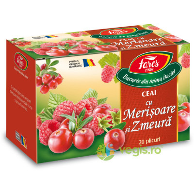 Ceai Aromfruct Merisoare Si Zmeura 20dz foto