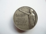 INSIGNA ONEF -OFICIUL NATIONAL PT. EDUCATIE FIZICA, 1921, FERDINAND I, IM 1.245