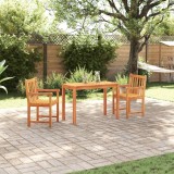 vidaXL Set de masă pentru grădină 3 pcs Maro Lemn Solid de Acacia 3375636