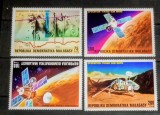 Madagascar 1976 cosmos nave spațiale operațiunea Viking pe Marte serie 4v nestampilat