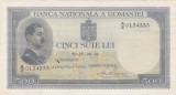 ROMANIA 500 lei 1936 VF+ a XF