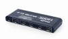 SPLITTER video GEMBIRD, split HDMI la 4 monitoare, conector 1: HDMI (M); conector 2: HDMI (M) x 4, &quot;DSP-4PH4-02&quot; (timbru verde 0.8 lei)
