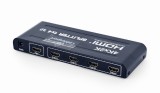 SPLITTER video GEMBIRD, split HDMI la 4 monitoare, conector 1: HDMI (M); conector 2: HDMI (M) x 4, &quot;DSP-4PH4-02&quot; (timbru verde 0.8 lei)