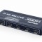 SPLITTER video GEMBIRD, split HDMI la 4 monitoare, conector 1: HDMI (M); conector 2: HDMI (M) x 4, &quot;DSP-4PH4-02&quot; (timbru verde 0.8 lei)
